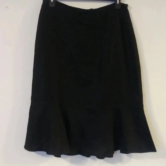 Emma James Linen Black Skirt - Picture 1 of 5